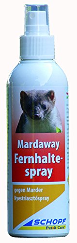Schopf 302300 Mardaway Marder Fernhaltespray Vergrämungsmittel KFZ-Schutz, 200 ml - 1